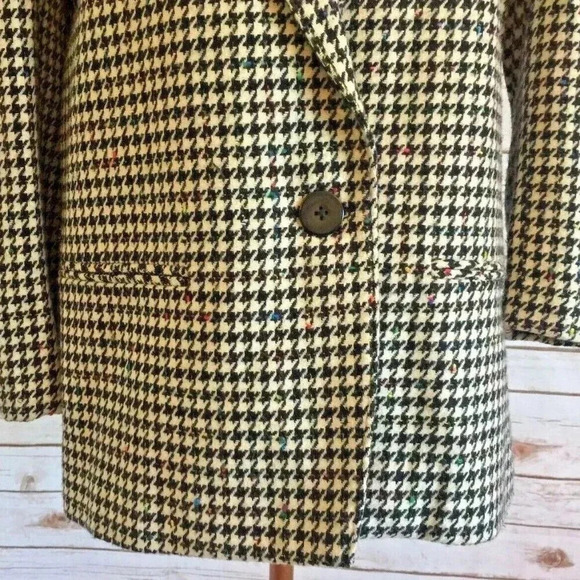 CASABLANCA Women Fully Lined Front Open Multi-Colored Blazer Jacket Size 6 - Picture 5 of 12